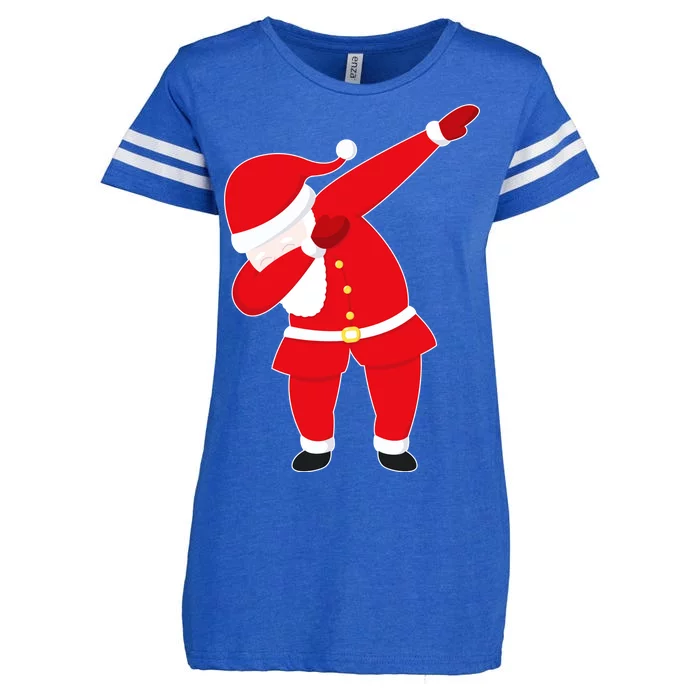 Original Dabbing Santa Enza Ladies Jersey Football T-Shirt