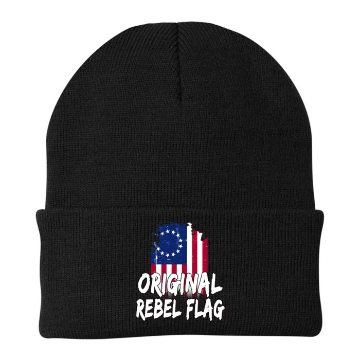 Original Rebel Flag Knit Cap Winter Beanie