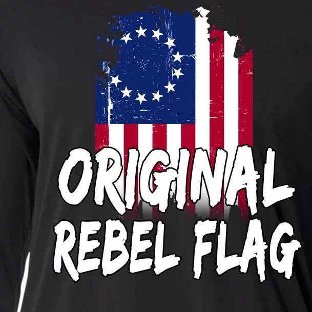 Original Rebel Flag Cooling Performance Long Sleeve Crew