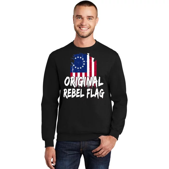 Original Rebel Flag Tall Sweatshirt