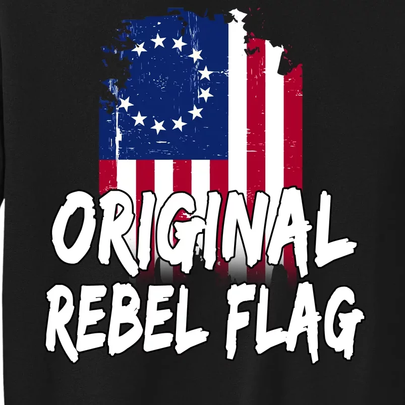 Original Rebel Flag Tall Sweatshirt