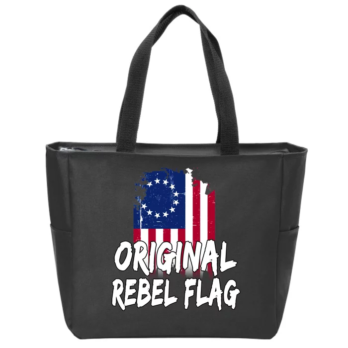 Original Rebel Flag Zip Tote Bag