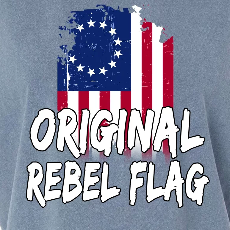 Original Rebel Flag Garment-Dyed Women's Muscle Tee