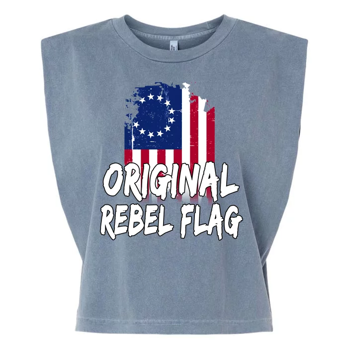 Original Rebel Flag Garment-Dyed Women's Muscle Tee