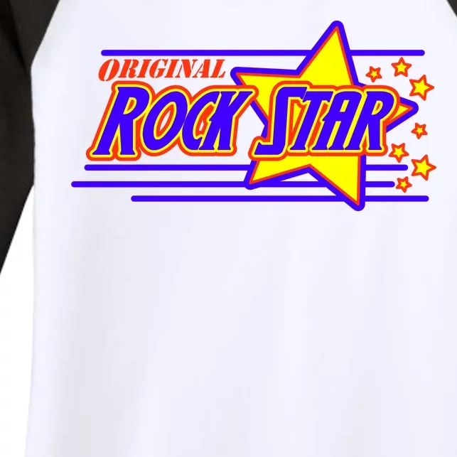 Original Rock Star Women's Tri-Blend 3/4-Sleeve Raglan Shirt