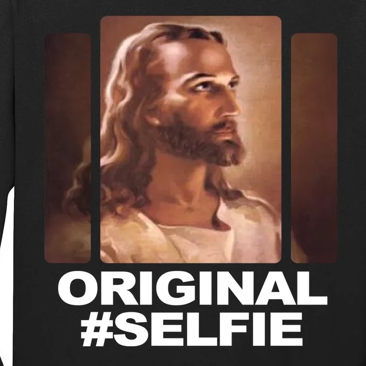 Original Selfie Jesus Tall Long Sleeve T-Shirt