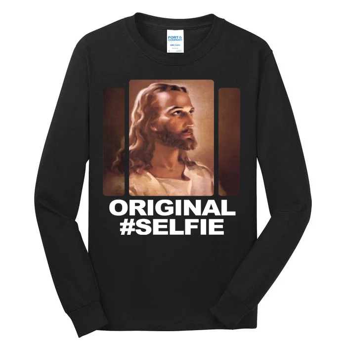 Original Selfie Jesus Tall Long Sleeve T-Shirt