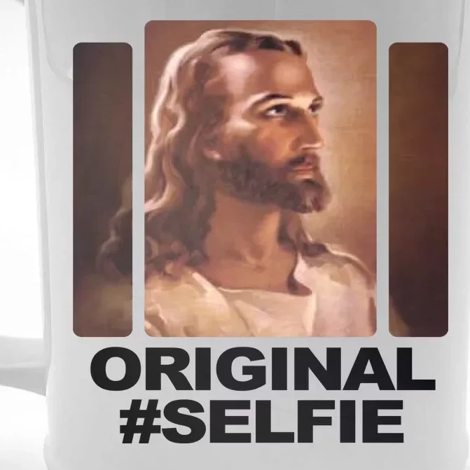 Original Selfie Jesus Front & Back Beer Stein