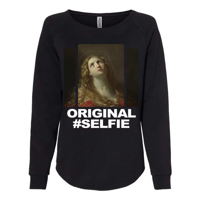 Original Selfie Mary Womens California Wash Sweatshirt