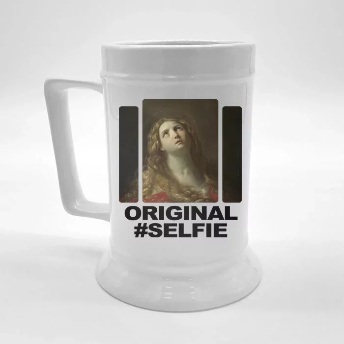 Original Selfie Mary Front & Back Beer Stein