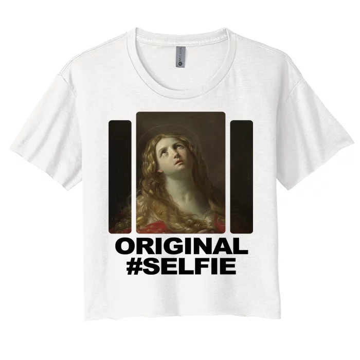 Original Selfie Mary Women's Crop Top Tee