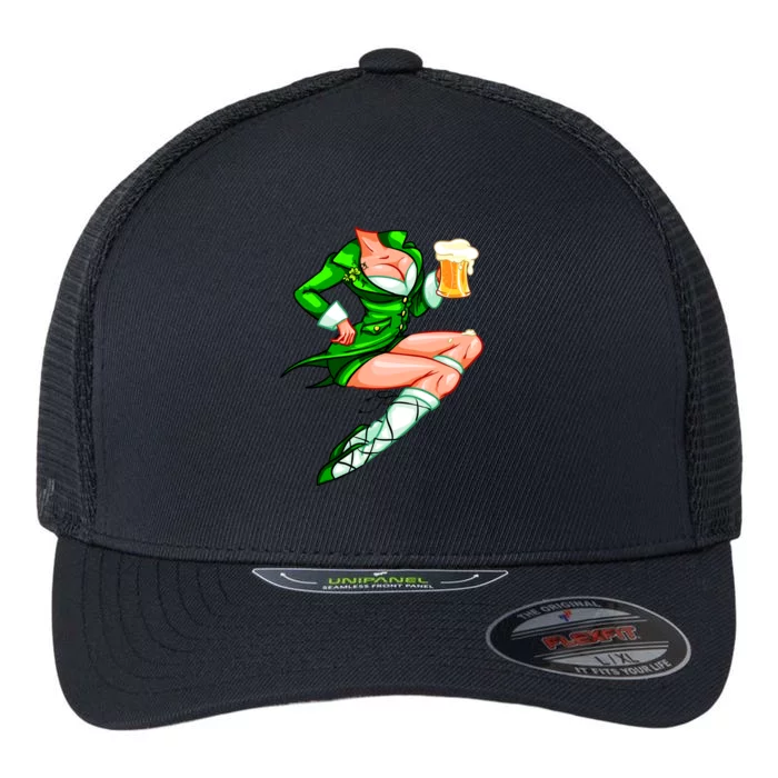 Original Sexy Irish Gril St. Patrick's Day Beer Flexfit Unipanel Trucker Cap