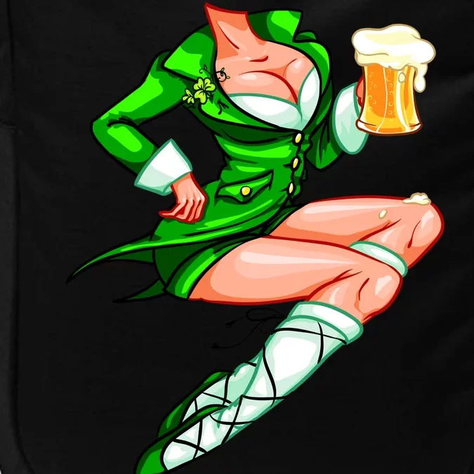 Original Sexy Irish Gril St. Patrick's Day Beer Impact Tech Backpack