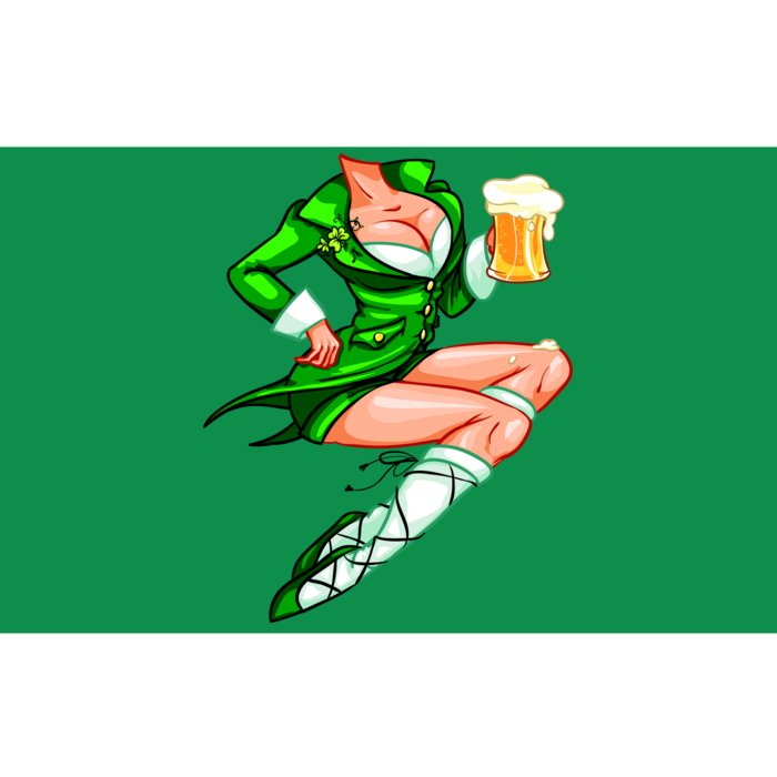 Original Sexy Irish Gril St. Patrick's Day Beer Bumper Sticker