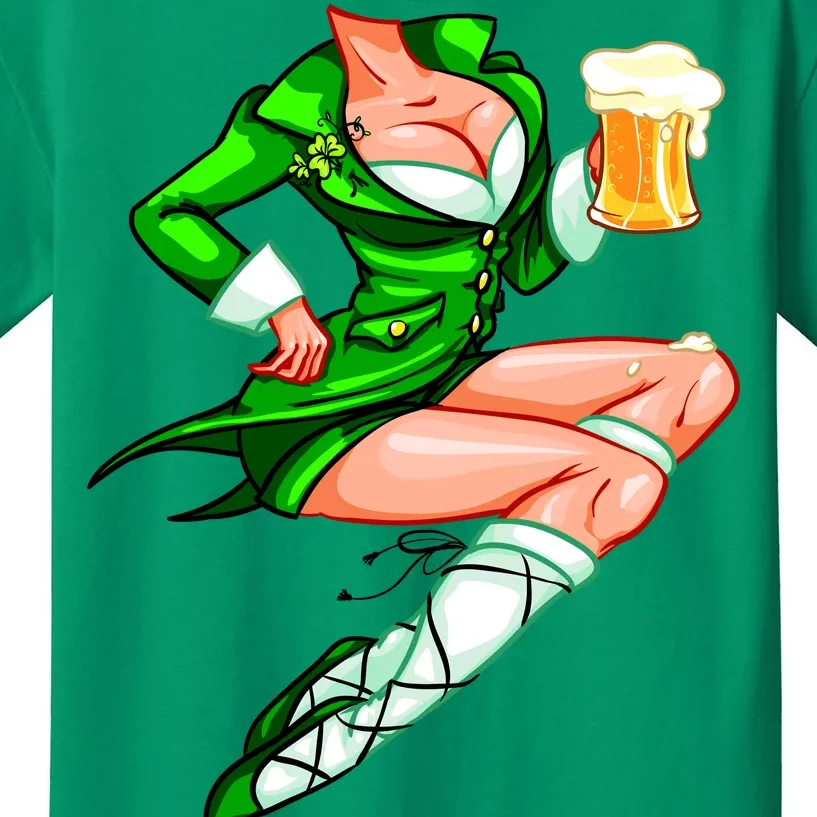 Original Sexy Irish Gril St. Patrick's Day Beer Kids T-Shirt