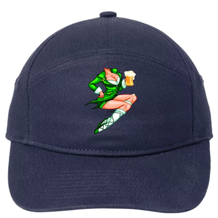 Original Sexy Irish Gril St. Patrick's Day Beer 7-Panel Snapback Hat