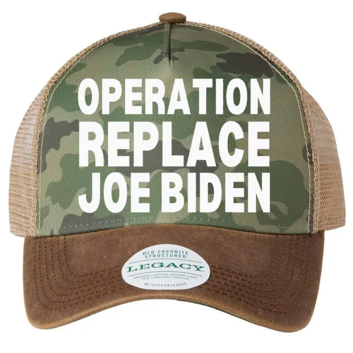 Operation Replace Joe Biden Debate 2024 Legacy Tie Dye Trucker Hat