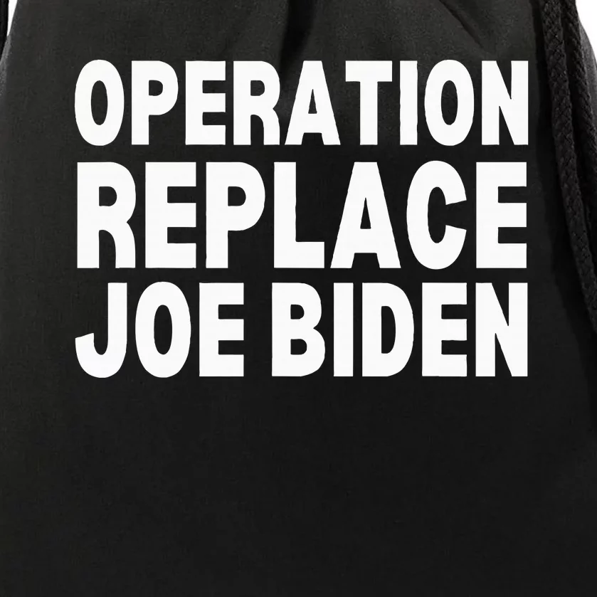 Operation Replace Joe Biden Debate 2024 Drawstring Bag