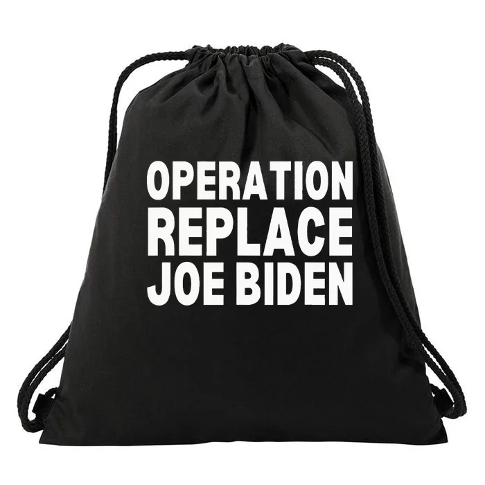 Operation Replace Joe Biden Debate 2024 Drawstring Bag