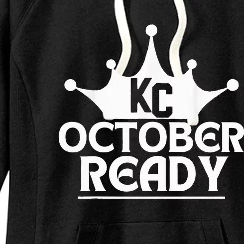 October Ready Kc Blue Women's Fleece Hoodie