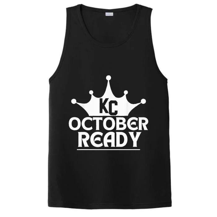 October Ready Kc Blue Performance Tank