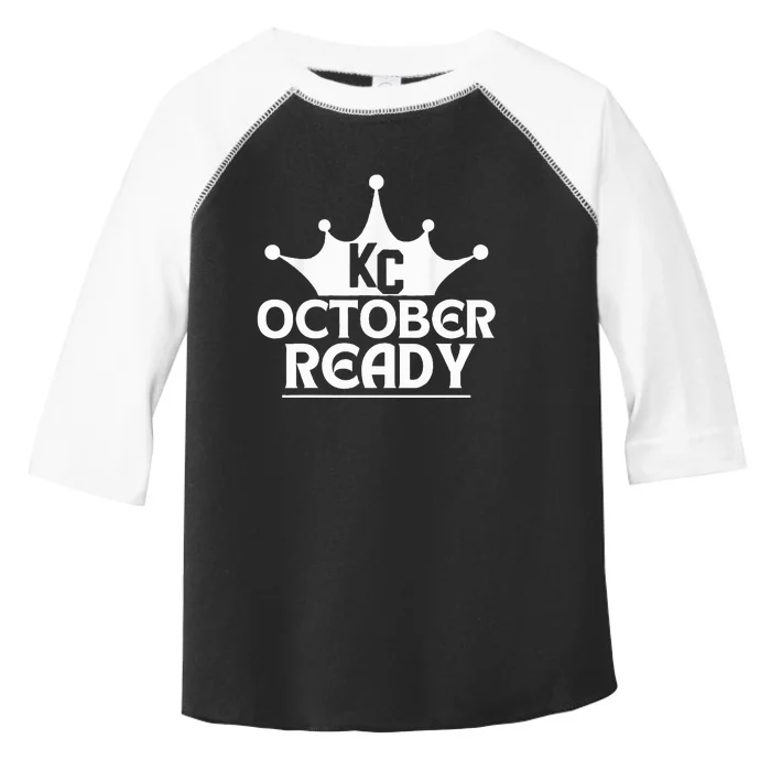 October Ready Kc Blue Toddler Fine Jersey T-Shirt