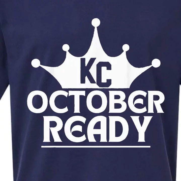 October Ready Kc Blue Sueded Cloud Jersey T-Shirt