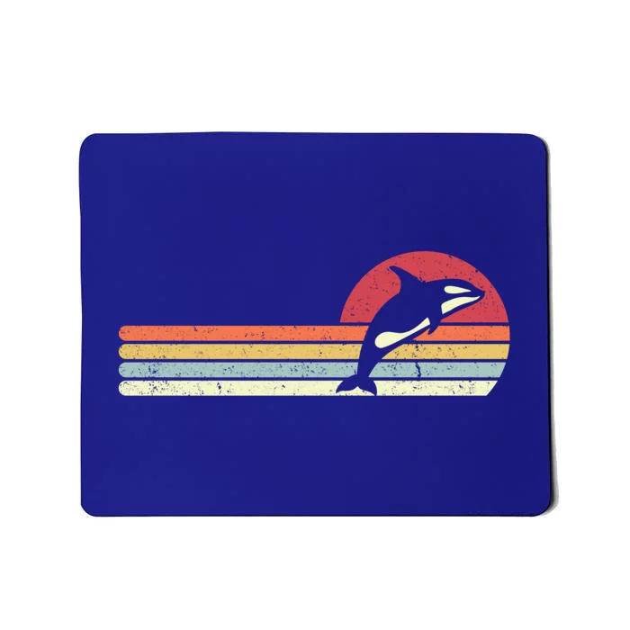 Orca Retro Killer Whale Gift Mousepad