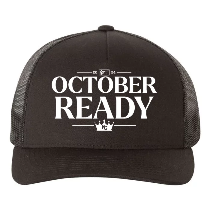 October Ready Kc Blue Yupoong Adult 5-Panel Trucker Hat