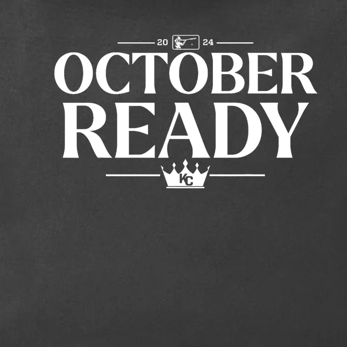 October Ready Kc Blue Zip Tote Bag