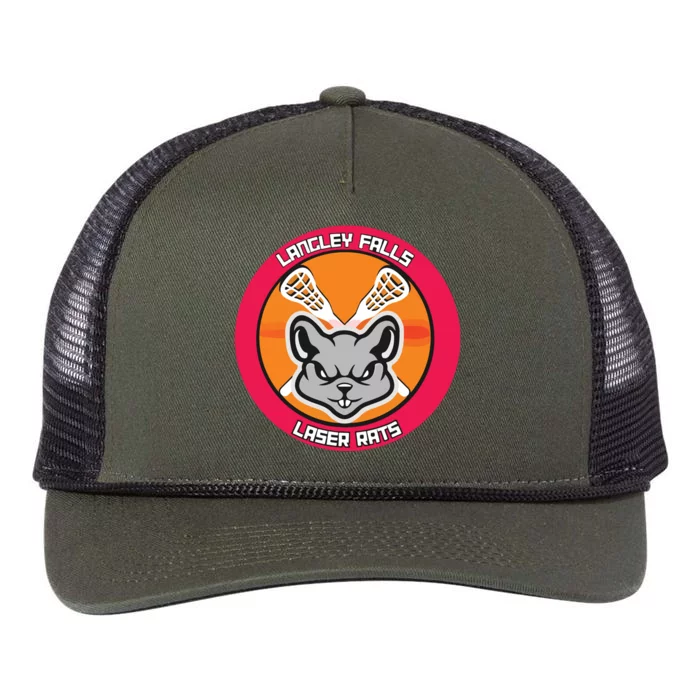 Odd Relationship7901 Langley Falls Laser Rats Retro Rope Trucker Hat Cap