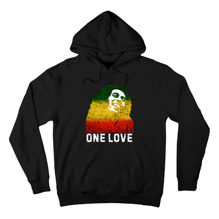 One Reggae Love Reggae Music Rastafarian Jamaica Rock Roots Hoodie