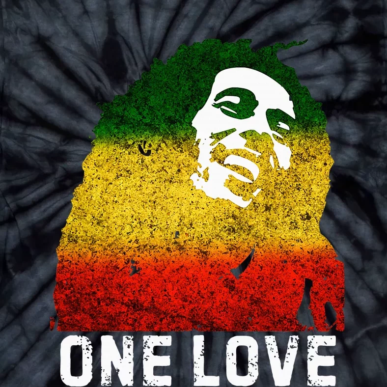 One Reggae Love Reggae Music Rastafarian Jamaica Rock Roots Tie-Dye T-Shirt