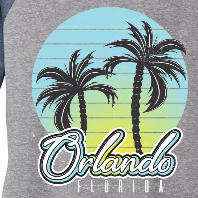 Orlando Women's Tri-Blend 3/4-Sleeve Raglan Shirt