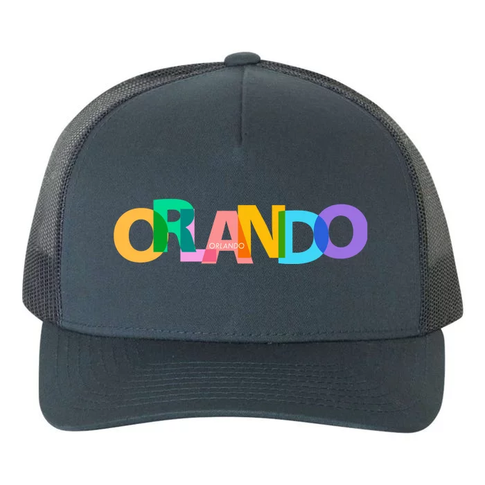 Orlando Colorful Yupoong Adult 5-Panel Trucker Hat