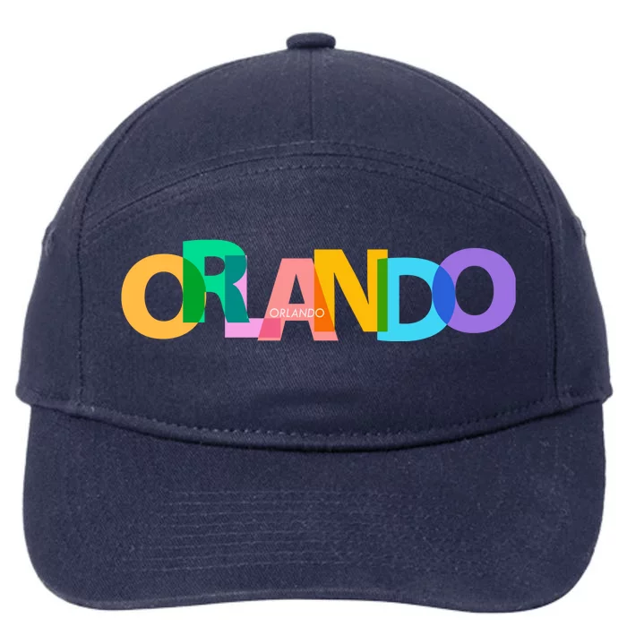 Orlando Colorful 7-Panel Snapback Hat