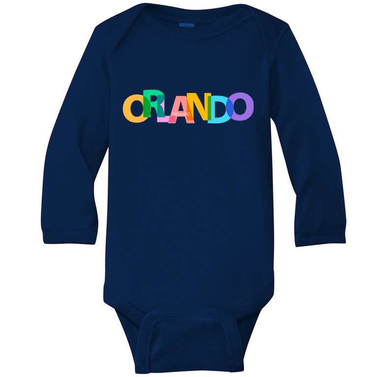 Orlando Colorful Baby Long Sleeve Bodysuit