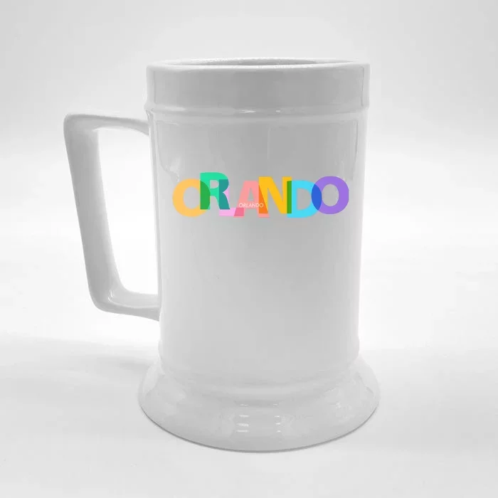 Orlando Colorful Front & Back Beer Stein