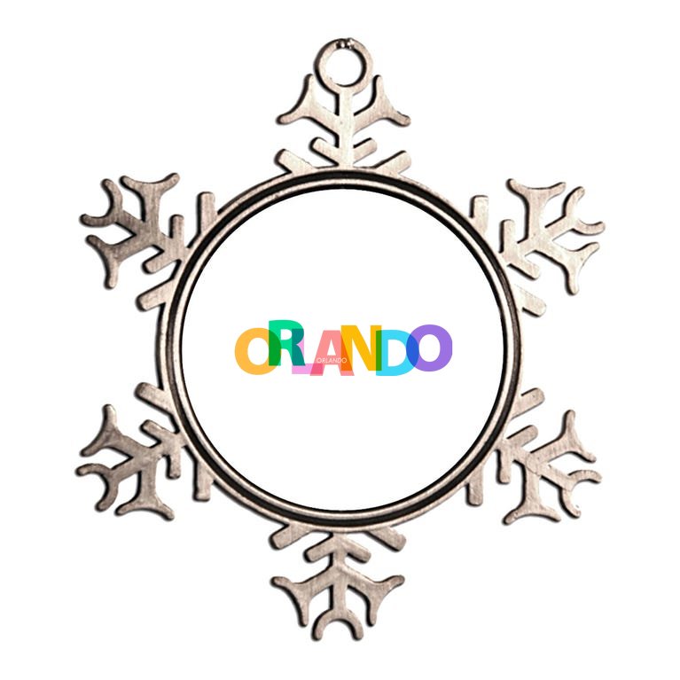 Orlando Colorful Metallic Star Ornament