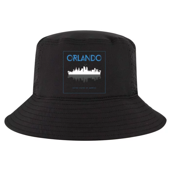 Orlando Florida City Skyline Cool Comfort Performance Bucket Hat