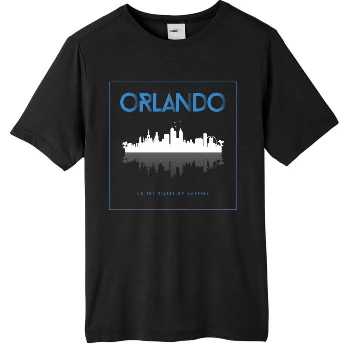 Orlando Florida City Skyline ChromaSoft Performance T-Shirt