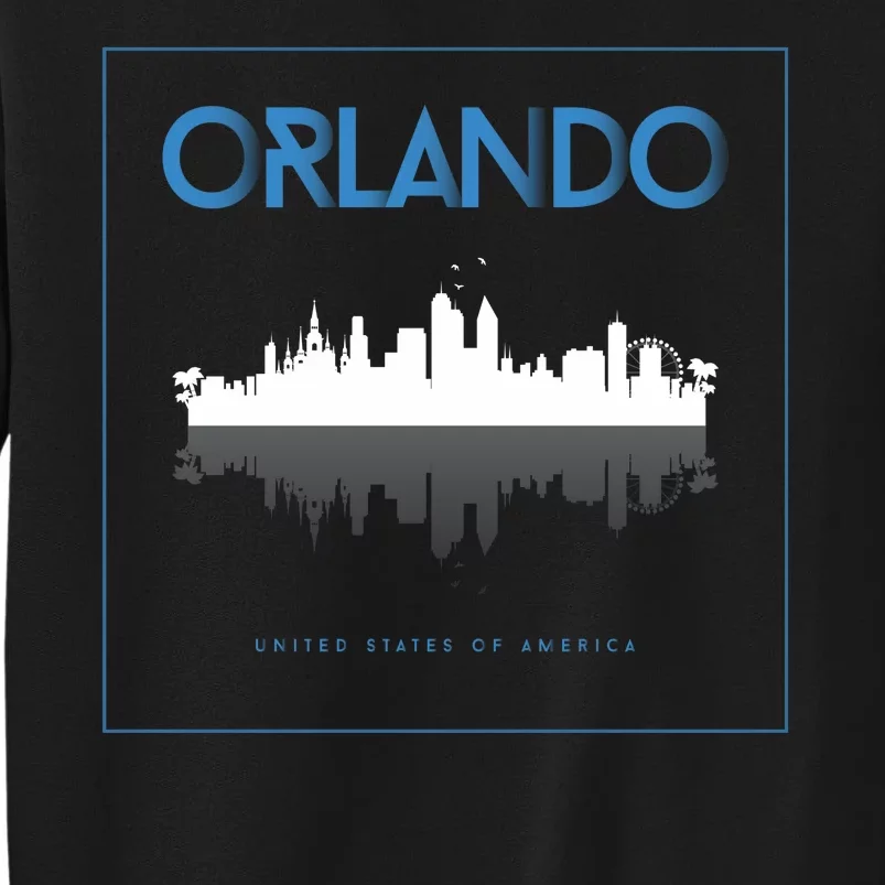 Orlando Florida City Skyline Tall Sweatshirt