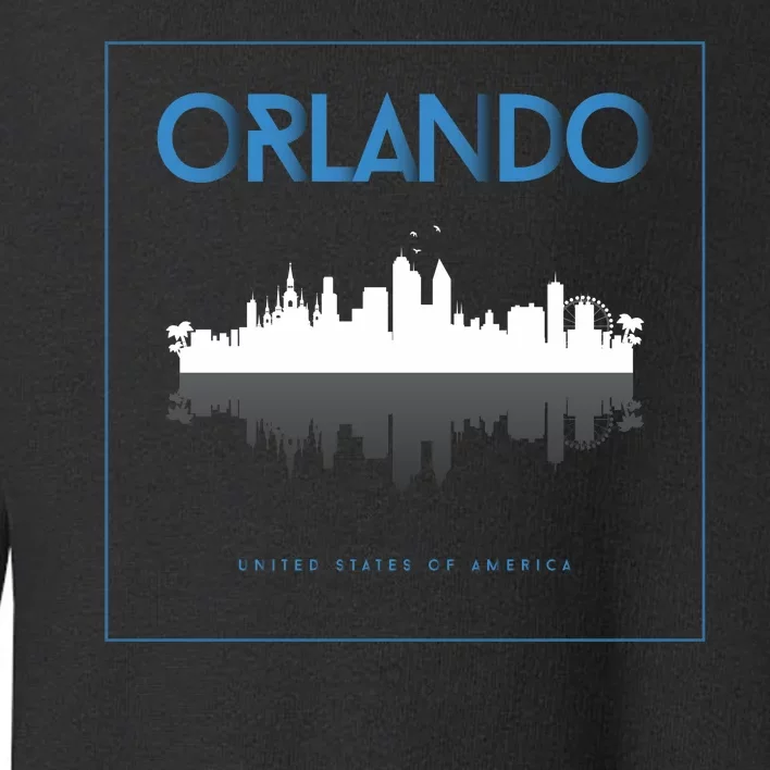 Orlando Florida City Skyline Toddler Sweatshirt