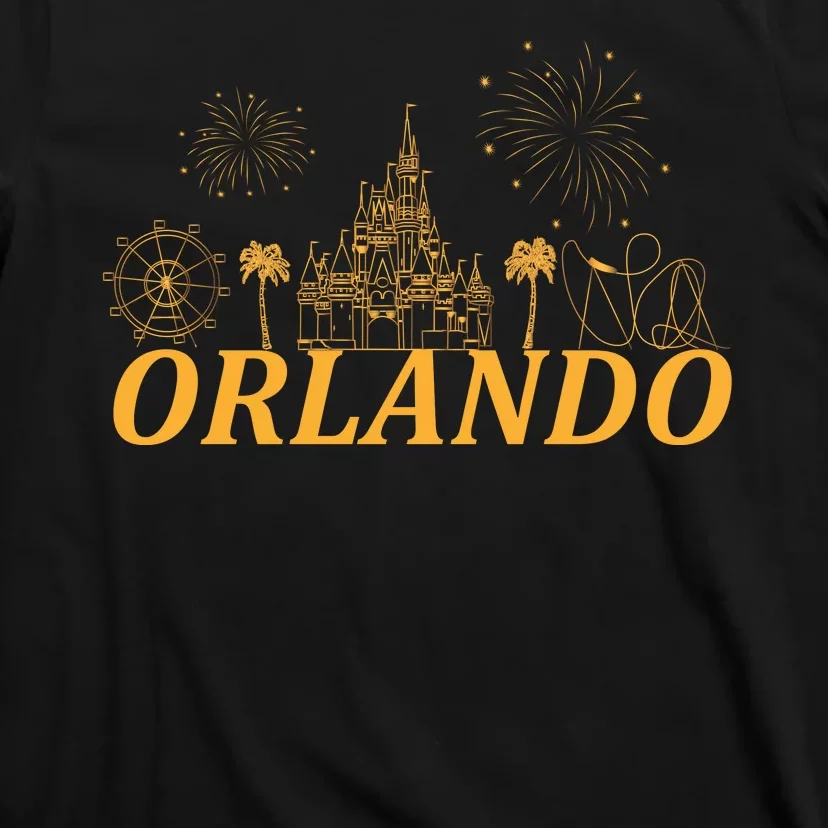 Orlando Florida Gold Logo T-Shirt