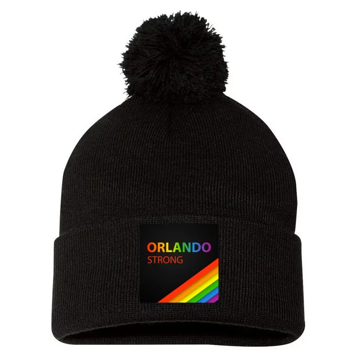 Orlando Strong Pom Pom 12in Knit Beanie