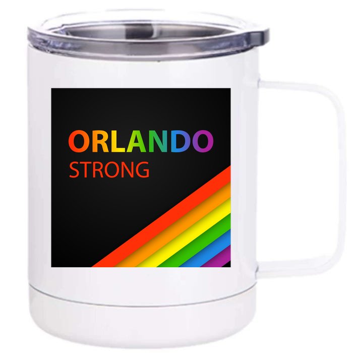 Orlando Strong Front & Back 12oz Stainless Steel Tumbler Cup