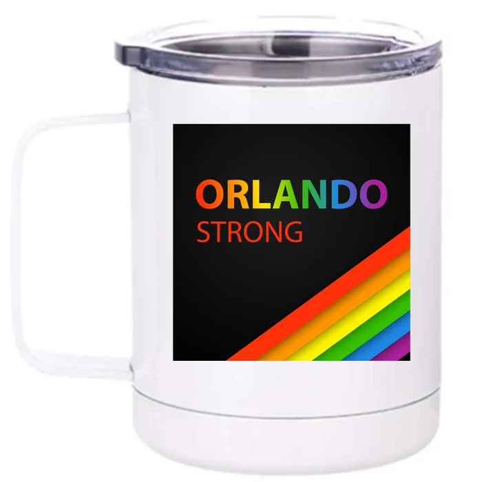 Orlando Strong Front & Back 12oz Stainless Steel Tumbler Cup