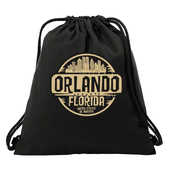 Orlando Vintage Drawstring Bag