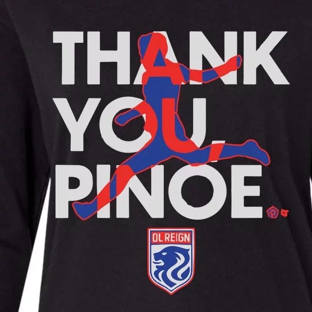 Ol Reign Megan Rapinoe Thank You Pinoe Womens Cotton Relaxed Long Sleeve T-Shirt