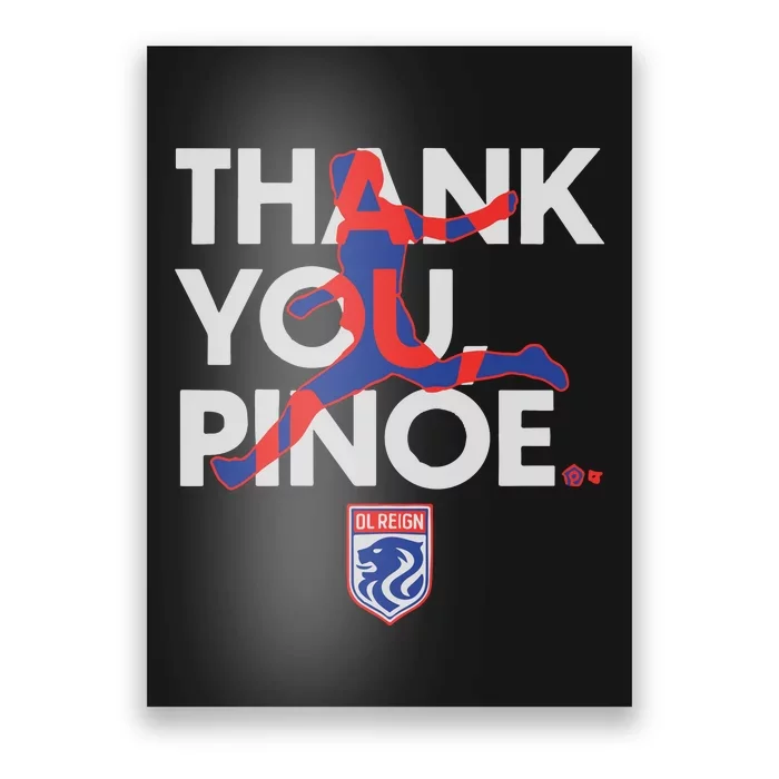 Ol Reign Megan Rapinoe Thank You Pinoe Poster